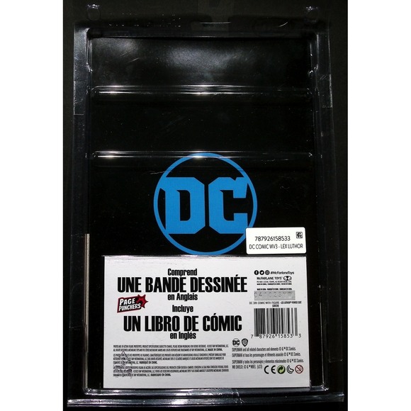 DC Comics Page Punchers Superman Lex Luthor Flash Comic Book Action 3 Figure Set - Picture 6 of 7